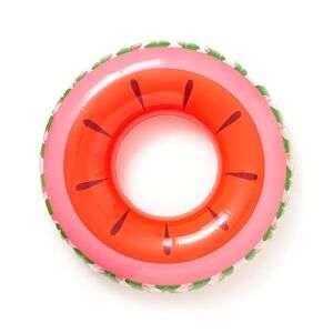 Vibrant Pink Watermelon Swim Ring NWT